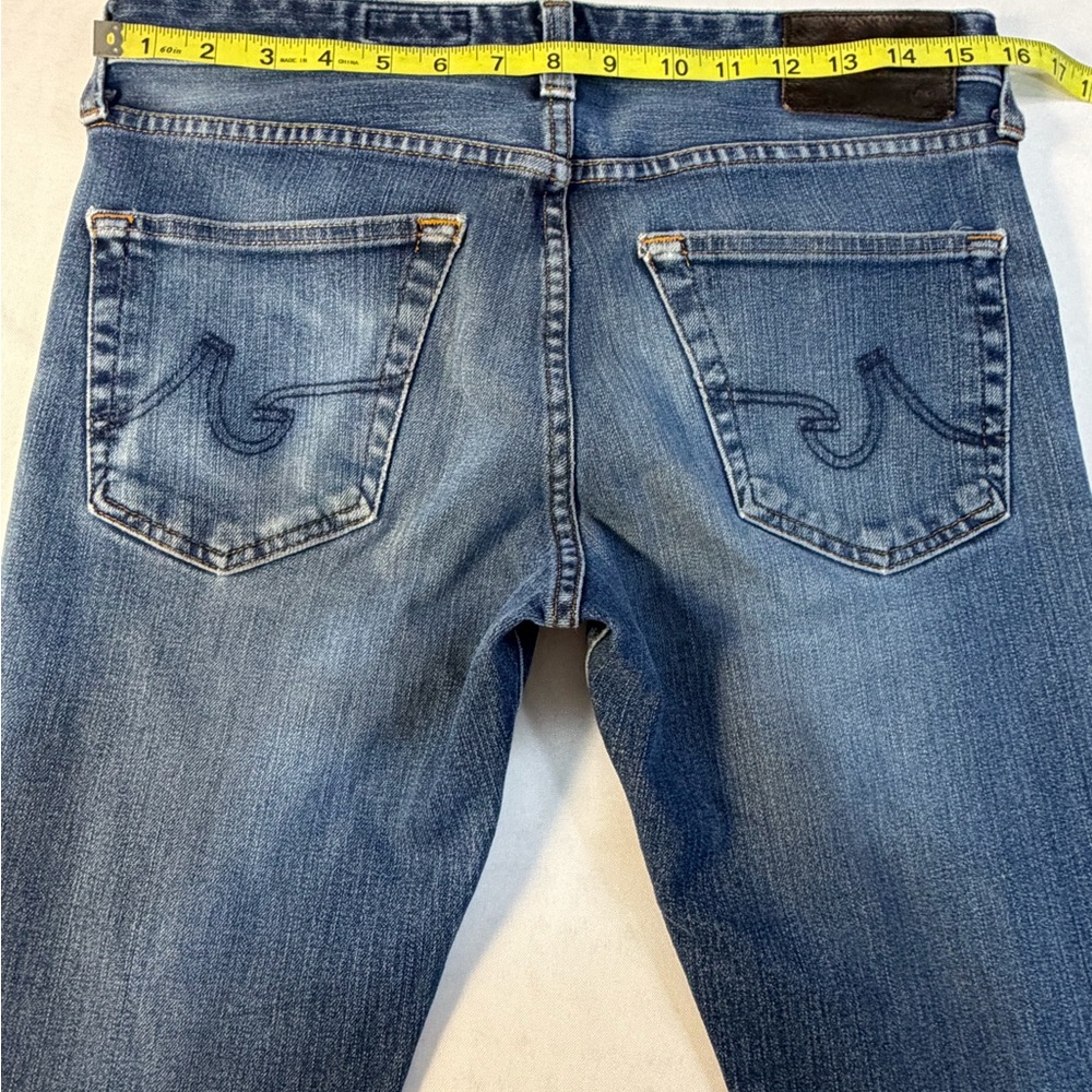AG Adriano Goldschmied Sz 30 The Dylan Slim Skinny Jean Distressed Holes - Picture 9 of 12